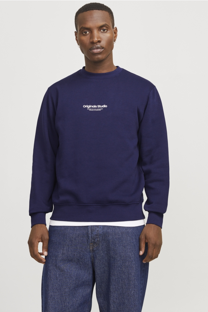 JORVESTERBRO SWEAT CREW NECK NOOS 12241694 Ocean Blue